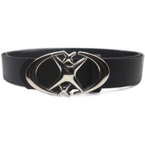 HAjuzhou Moon Star Design Lether Belt Y2k Punk Belt Gothic Decorative Belt  Men Women