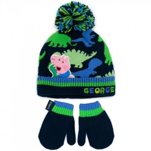 Peppa Pig Childrens/Kids George Pig Hat And Gloves Set