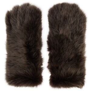 Bottega Veneta Grey Shearling Gloves  - 2113-FONDANT - Size: ˝ 9.5 - male
