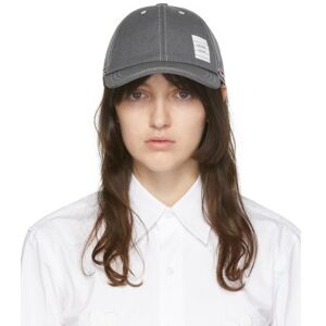 Thom Browne Grey 6-Panel Baseball Cap  - 035 Grey - Size: Medium - female