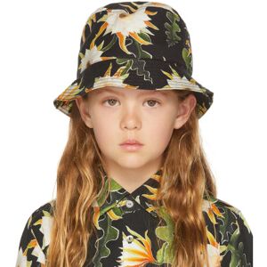 Endless Joy SSENSE Exclusive Kids Black Epiphyllum Bucket Hat  - BLACK - Size: UNI - unisex
