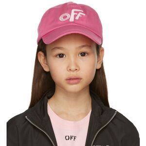Off-White Kids Pink Stamp Baseball Cap  - FUCHSIA PINK - Size: 1 - unisex