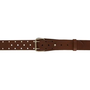 LEMAIRE Brown Large Double Tongue Belt  - 489 CHOCOLATE - Size: cm 100 - male