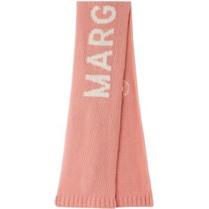 MM6 Maison Margiela Kids Pink Logo Scarf  - M6302 Peach Pink - Size: 2 - unisex