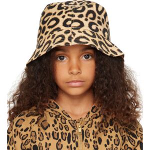 Endless Joy Kids Brown Leopard Bucket Hat  - MULTI - Size: UNI - unisex