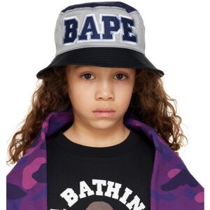 BAPE Kids Navy Colorblock Bucket Hat  - Navy - Size: UNI - unisex