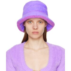 JACQUEMUS Purple Le Papier 'Le Bob Neve' Bucket Hat  - 650 Purple - Size: cm 56 - female