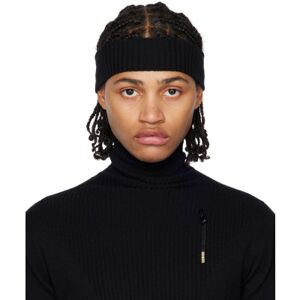 Boris Bidjan Saberi Black Seamless Headband  - BLACK - Size: UNI - male