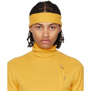 Boris Bidjan Saberi Yellow Seamless Headband  - FAT - Size: UNI - male