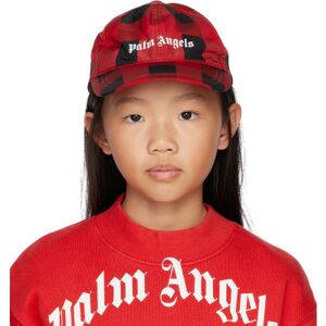 Palm Angels Kids Red & Black Buffalo Baseball Cap  - Red White - Size: 1 - unisex