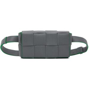 Bottega Veneta Gray Mini Cassette Belt Bag  - 1255-THUNDER-PARA/TH - Size: UNI - male
