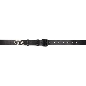 Diesel Black B-Inlay Belt  - T8013 Black - Size: cm 95 - female