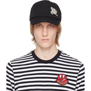 Moncler Black Patch Baseball Cap  - 999 BLACK - Size: UNI - male