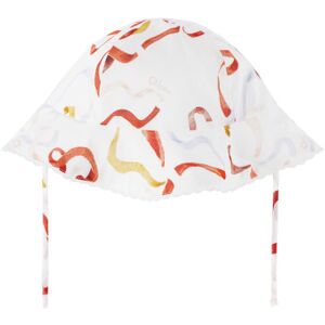 Chloé Kids White Printed Bucket Hat  - Z41 Multicoloured - Size: cm 52 - unisex