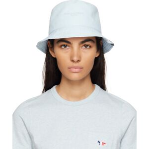 Maison Kitsuné Blue Technical Bucket Hat  - P408 Pale Blue - Size: Medium - female