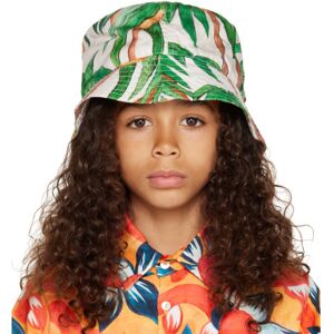 Endless Joy Kids Multicolor Printed Hat  - ECRU - Size: Large - unisex