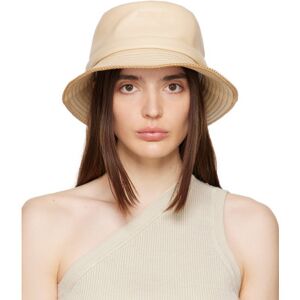 JACQUEMUS Beige Le Raphia 'Le Bob Mentalo' Beach Hat  - 150 Beige - Size: cm 58 - female