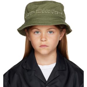 Off-White Kids Khaki Industrial 2.0 Bucket Hat  - Olive Olive - Size: 1 - unisex