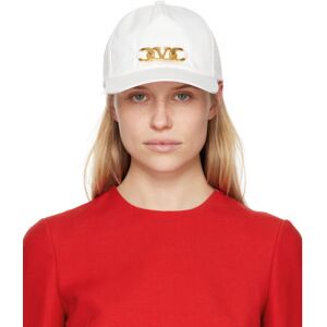 Valentino Garavani White VLogo Cap  - 0Bo Bianco - Size: Small - female