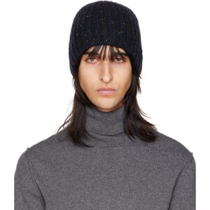 Gabriela Hearst Navy Lutz Beanie  - NAVY SPECKLE - Size: UNI - male