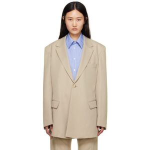 Martine Rose Beige Hanging Blazer  - STONE Stone - Size: IT 44 - female