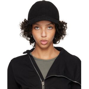 Rick Owens DRKSHDW Black Curved Brim Cap  - 09 Black - Size: Large - female