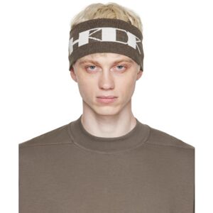 Rick Owens DRKSHDW Gray 'HRDR' Headband  - 3411 DUST/MILK - Size: UNI - male