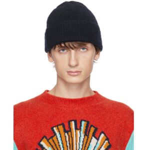 ZEGNA x The Elder Statesman Navy Brushed Beanie  - B09 NAVY BLUE - Size: UNI - male