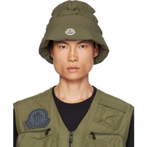 Moncler Genius Moncler x Pharrell Williams Green Down Bucket Hat  - Green - Size: Large - male
