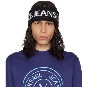 Versace Jeans Couture Black Logo Headband  - EL01 BLACK + WHITE - Size: UNI - male