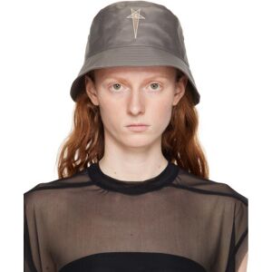 Rick Owens Gray Champion Edition Gilligan Bucket Hat  - 34 Dust - Size: Small - female