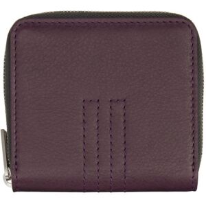 Rick Owens Burgundy Zipped Wallet  - 33 AMETHYST - Size: UNI - male