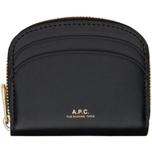 A.P.C. Black Mini Demi-Lune Wallet  - Lzz Black - Size: UNI - female