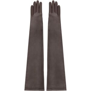 The Row Brown Simon Gloves  - Brown - Size: Extra Small - female