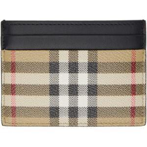 Burberry Beige Check Card Holder  - ARCHIVE BEIGE - Size: UNI - female