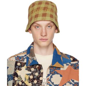 Story mfg. Green & Brown Brew Bucket Hat  - FOREST - Size: UNI - male