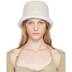 JACQUEMUS Off-White Le Papier 'Le Bob Neve' Bucket Hat  - 110 Off-White - Size: cm 56 - female