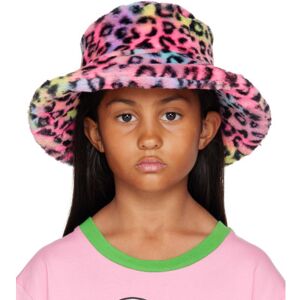 NZKidzzz Kids Multicolor Leopard Bucket Hat  - FAUX LEOPARD - Size: 3Y - unisex