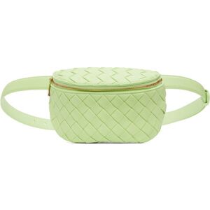 Bottega Veneta Green Intrecciato Belt Bag  - 3581 Fennel M Brass - Size: UNI - female