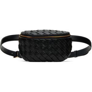 Bottega Veneta Black Zip Pouch  - 1019 Black M Brass - Size: UNI - female