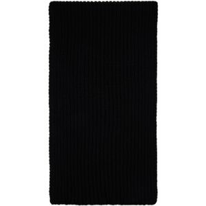 Baserange Black Wool Scarf  - Black - Size: UNI - female