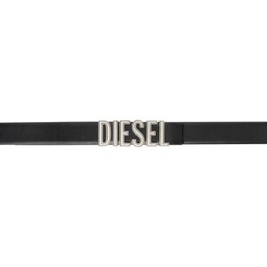 Diesel Black B-Diesel Rivets Belt  - T8013 - Size: cm 80 - female