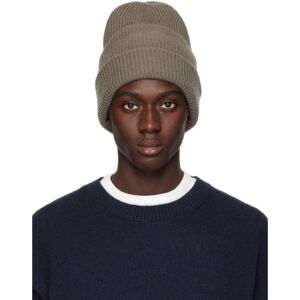 The Elder Statesman SSENSE Exclusive Brown Parker Beanie  - 214 DRIFTWOOD - Size: UNI - male