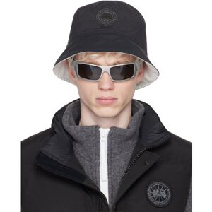 Canada Goose Black & White Horizon Reversible Bucket Hat  - Black/NorthstarWhite - Size: Large - male