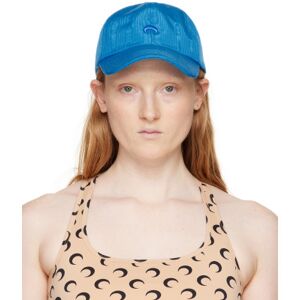 Marine Serre Blue Regenerated Moire Baseball Cap  - BL45 AZUR - Size: UNI - female