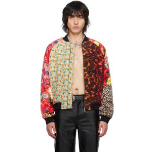 Marine Serre Multicolor Scarves Bomber Jacket  - MU00 MULTICOLOR - Size: Large - male