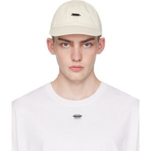 doublet Off-White SD Card Embroidery Cap  - WHITE - Size: UNI - male