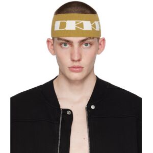 Rick Owens DRKSHDW Yellow 'DRKR' Headband  - 4211 MUSTARD/MILK/MI - Size: UNI - male