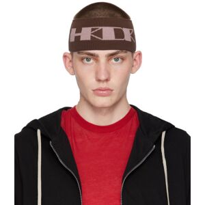 Rick Owens DRKSHDW Brown 'HRDR' Headband  - 4413 KHAKI BROWN/DAR - Size: UNI - male