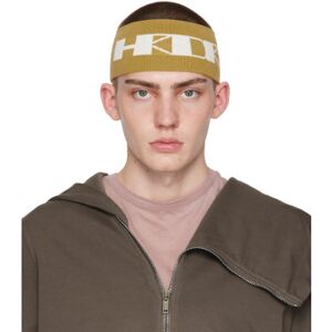 Rick Owens DRKSHDW Yellow 'HRDR' Headband  - 4211 MUSTARD/MILK/MI - Size: UNI - male